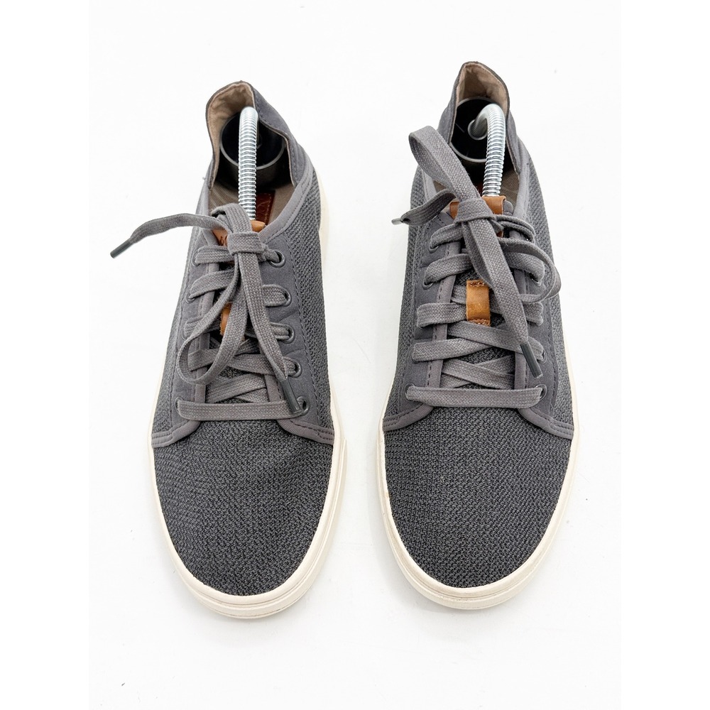 OluKai Pehuea Li Charcoal Gray Mesh Lace Up Sneakers Womens Size 8 20379-PVPV